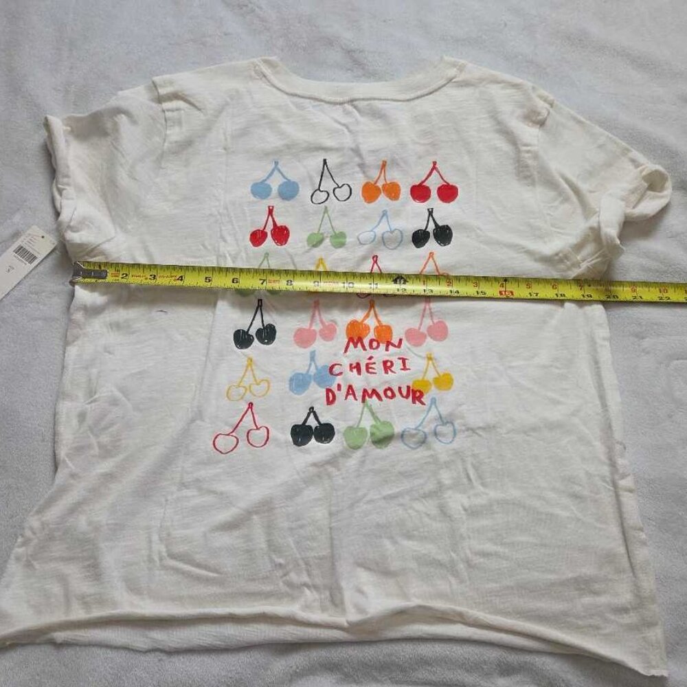 New S Anthropologie Maeve The Caitlin boxy tee: Jordan Nickson edition Mon Cheri - Picture 9 of 11